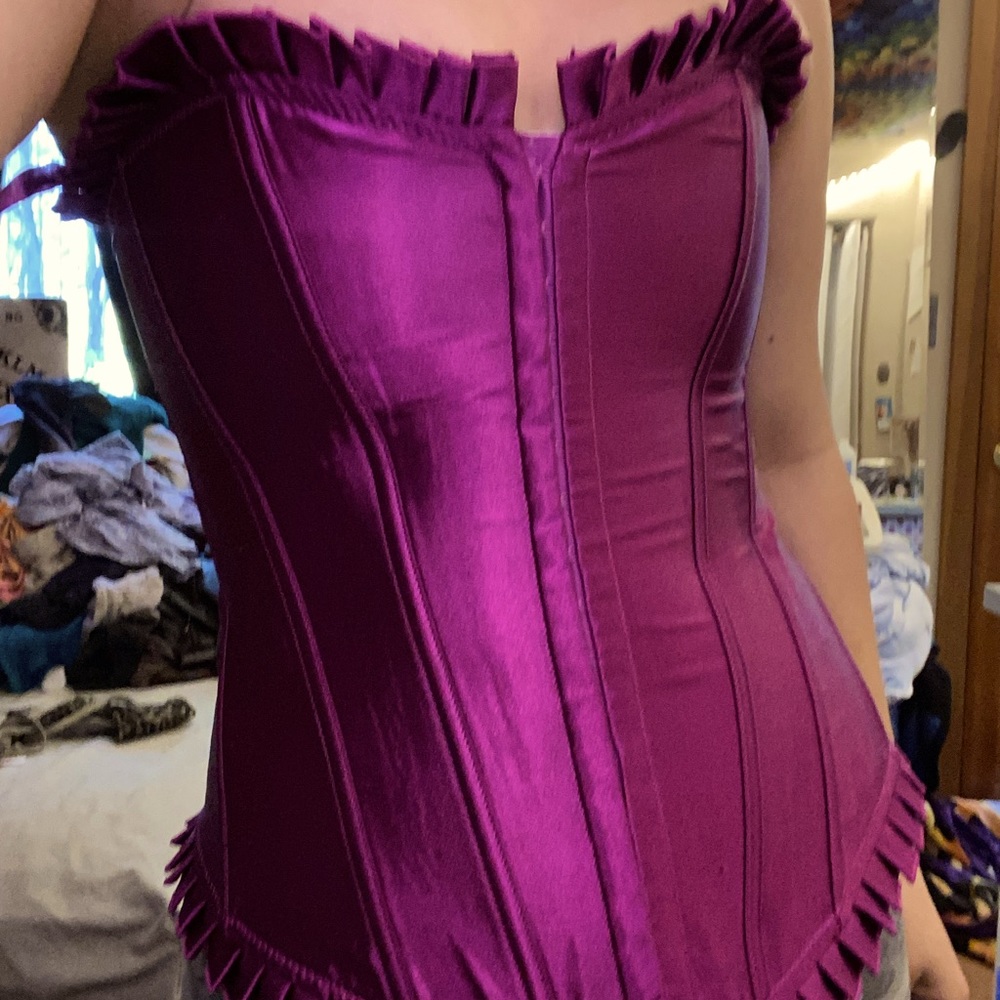 Purple Victorian corset